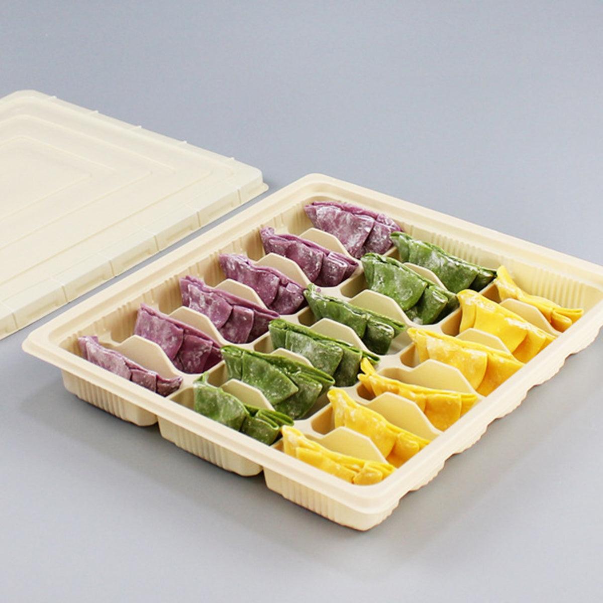 Takeaway Containers Food-Grade Plastic 15-Grid 50 Pieces with Lids