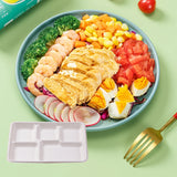 Disposable Compartment Lunch Box Biodegradable 800ml 1200ml