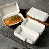 50PCS Hot Dog Fast Food Takeaway Boxes Greaseproof Packaging