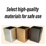 Tea Tin Can Airtight Iron Frosted Finish 11cm 10 Pieces for Storage