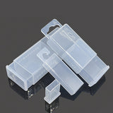 20PCS Mini Transparent Telescopic Storage Boxes Clear Plastic Organizer
