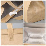 Thermal Insulation Tote Bag Aluminium Foil Lining Food Storage Bag