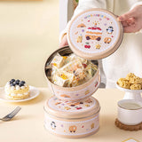 10PCS Cookie Iron Box Tinplate Biscuit Box Gift Box