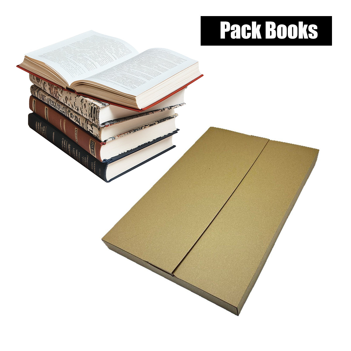 50pcs Kraft Paper Brown Corrugated Shipping Box Mailer