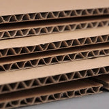 50pcs Kraft Paper Brown Corrugated Shipping Box Mailer
