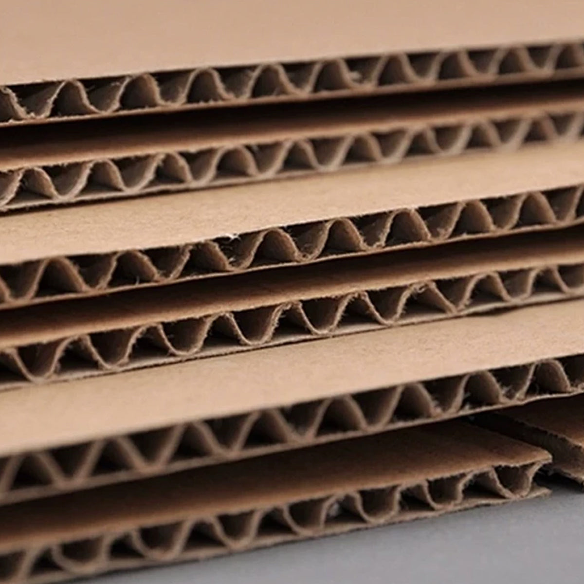 50PCS Kraft Paper Shipping Boxes Drop-Resistant for Ecommerce