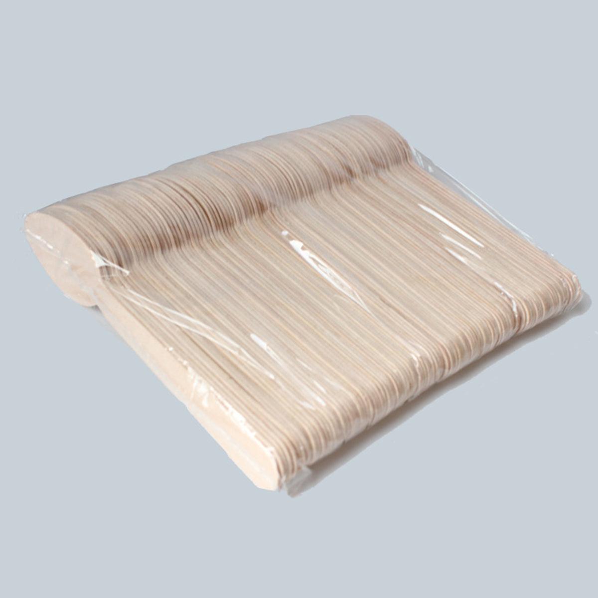 Upgrade your tableware with this 100-piece biodegradable wooden set. Perfect for parties, picnics, or everyday use. Sturdy, eco-friendly, and disposable – order yours today!