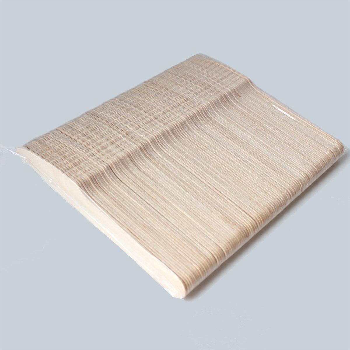 Upgrade your tableware with this 100-piece biodegradable wooden set. Perfect for parties, picnics, or everyday use. Sturdy, eco-friendly, and disposable – order yours today!