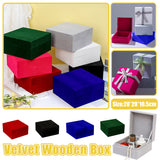 Velvet Wooden Gift Box Luxurious Multi-Colour 1PC