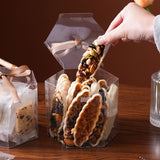 20PCS Clear Snack Pastry Gift Boxes Food Grade Cake Cookie Packaging