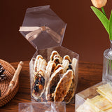 20PCS Clear Snack Pastry Gift Boxes Food Grade Cake Cookie Packaging