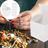 White Cardboard Gift Boxes 50PCS for Birthday Packaging