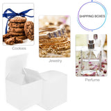 White Cardboard Gift Boxes 50PCS for Birthday Packaging