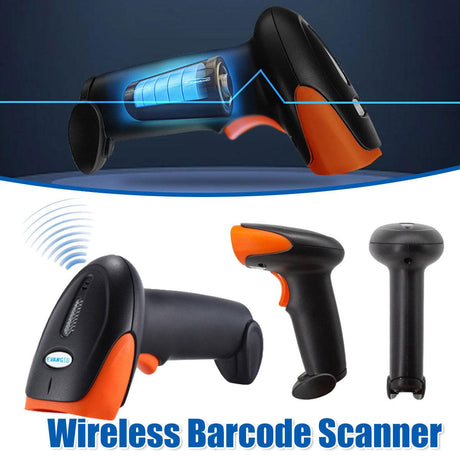 Wireless Barcode Scanner – Fast, Durable & 50-Hour Battery Life