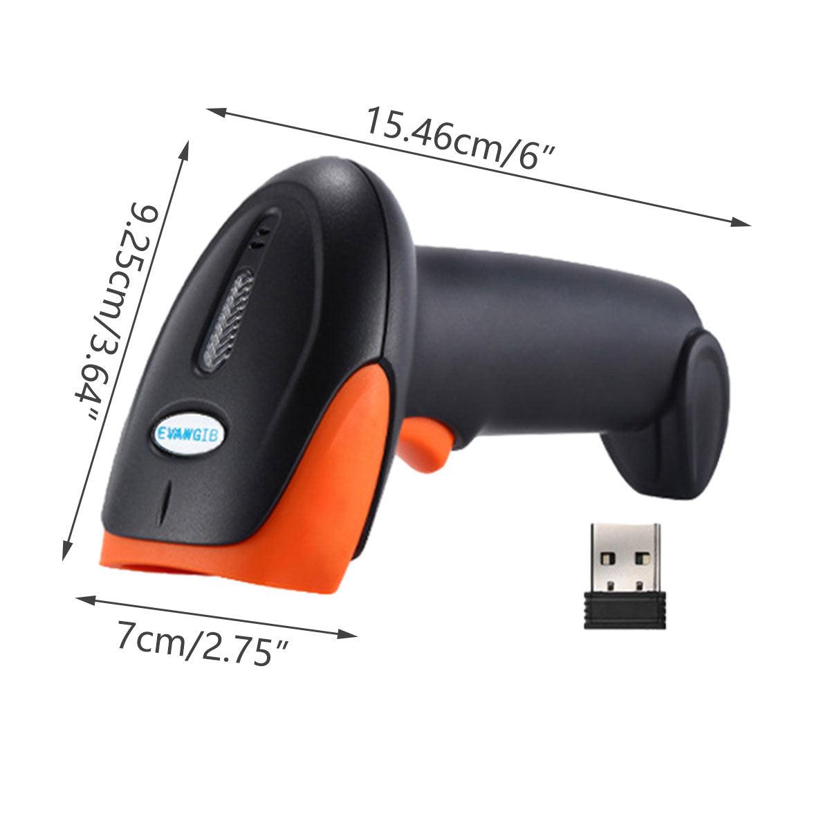 Wireless Barcode Scanner – Fast, Durable & 50-Hour Battery Life