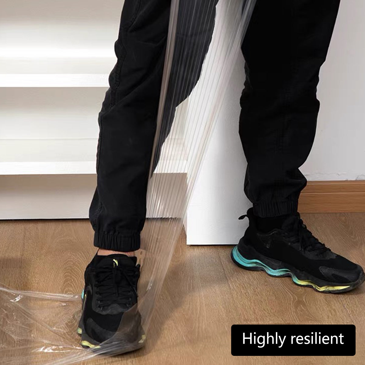 Stretch Film PE Winding Transparent 45cm Wide Logistics Wrap