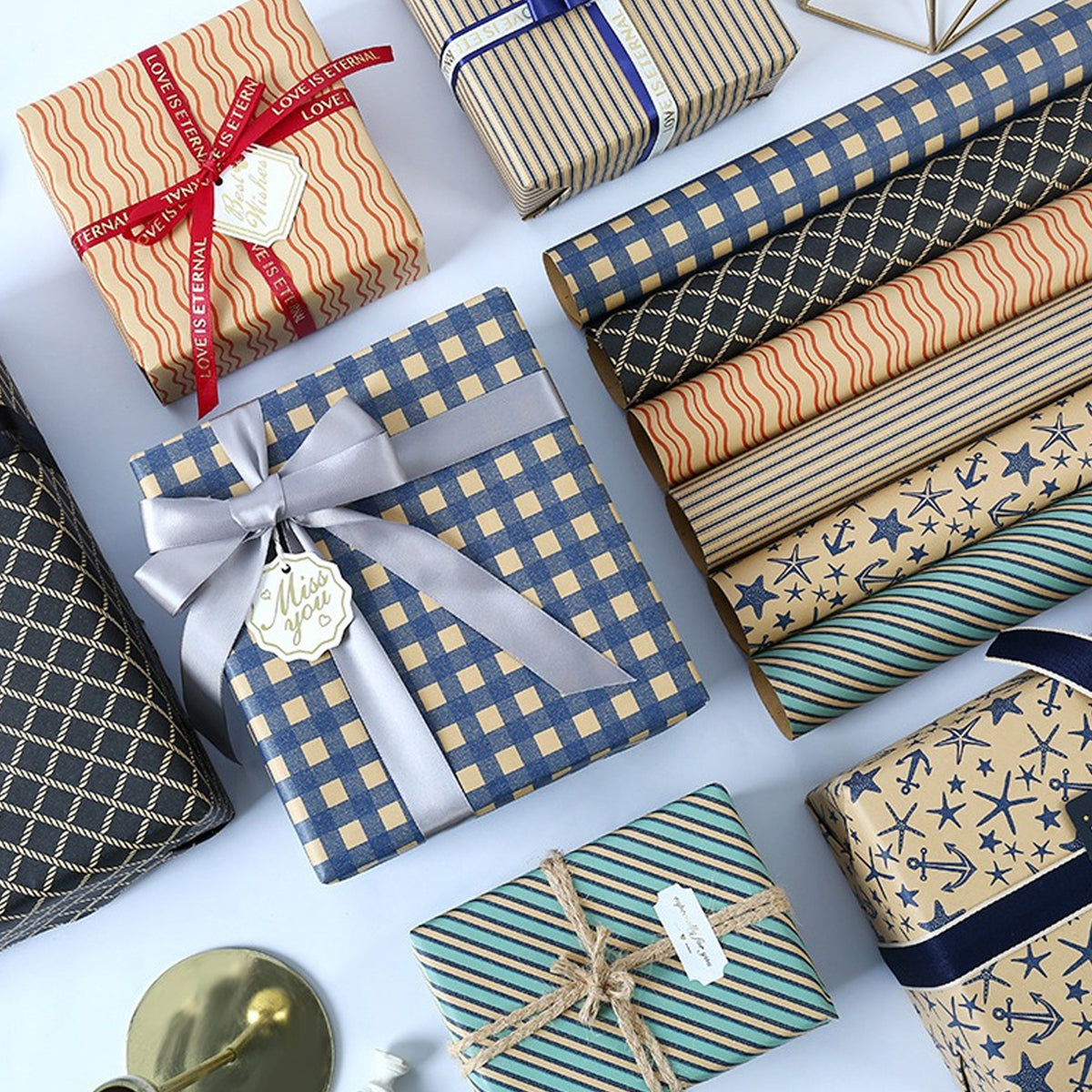 Thick Wrapping Paper for Birthday Holiday Gift Decoration
