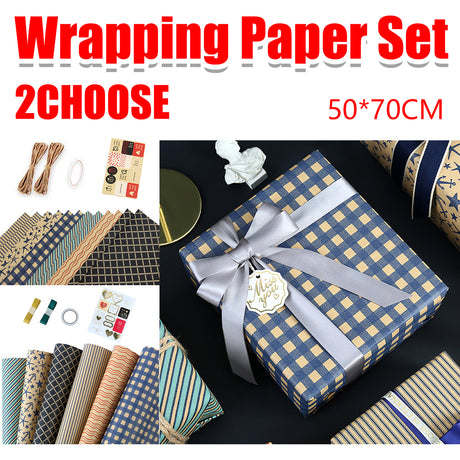 Thick Wrapping Paper for Birthday Holiday Gift Decoration