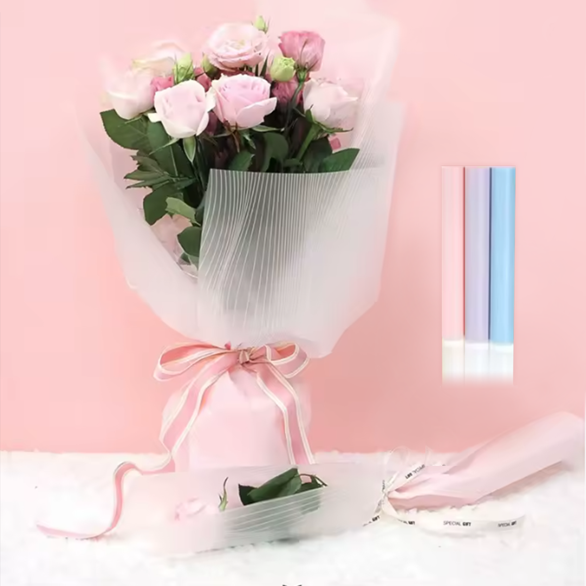 20pcs Waterproof Paper DIY Flower Bouquet Wrapping Craft