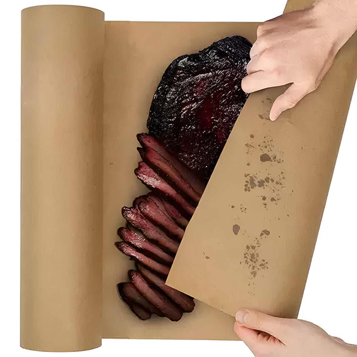 Food Grade Meat Wrapping Paper Heat Resistant Oil Proof Durable