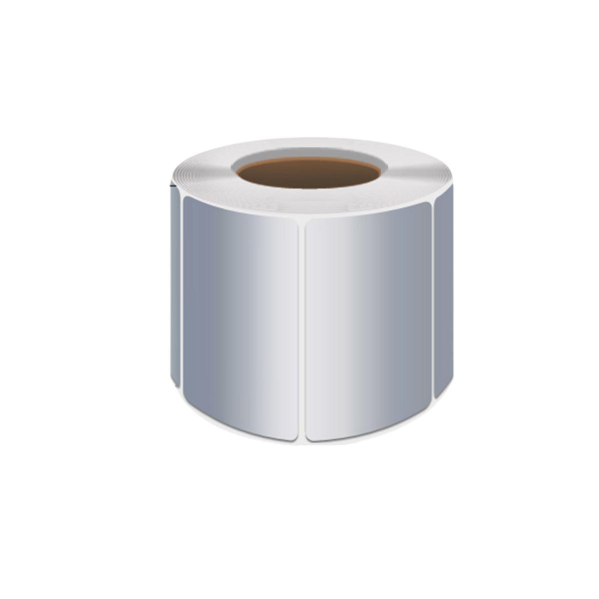 Matt Silver Label Paper 40Sizes