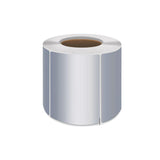 Matt Silver Label Paper 40Sizes