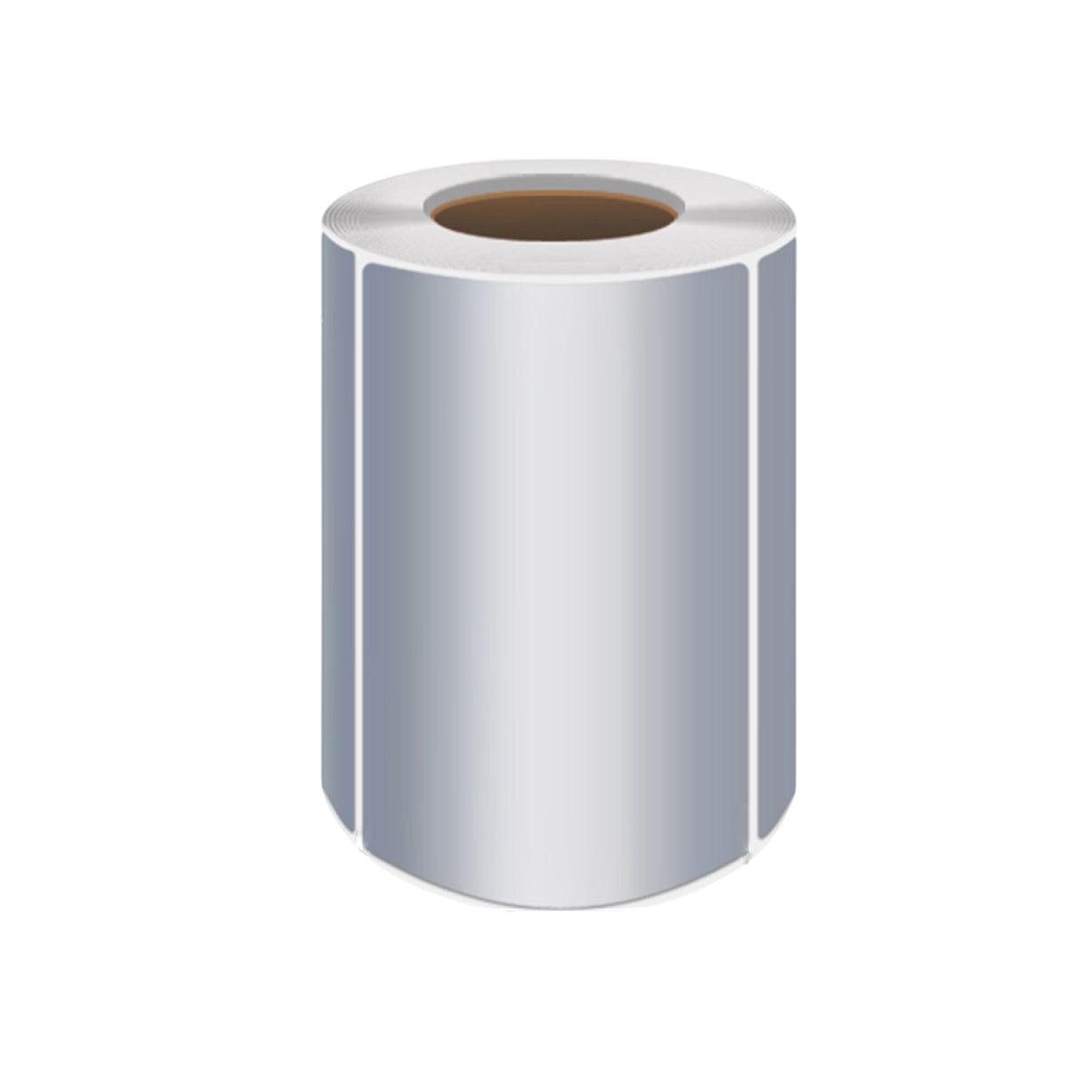 Matt Silver Label Paper 40Sizes