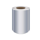Matt Silver Label Paper 40Sizes