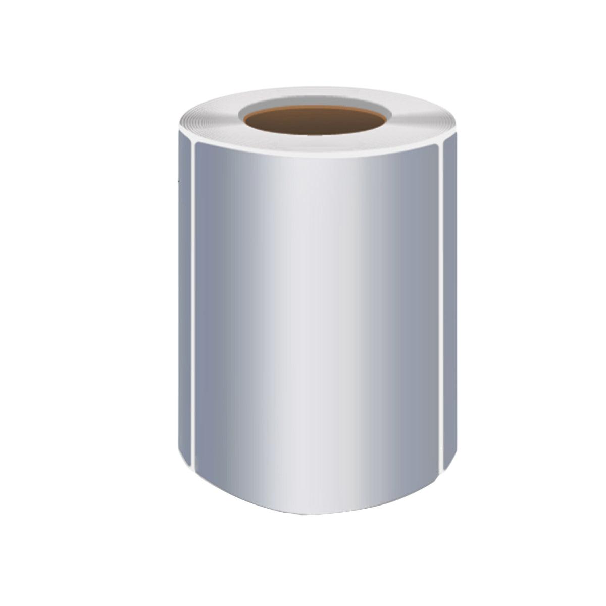 Matt Silver Label Paper 40Sizes