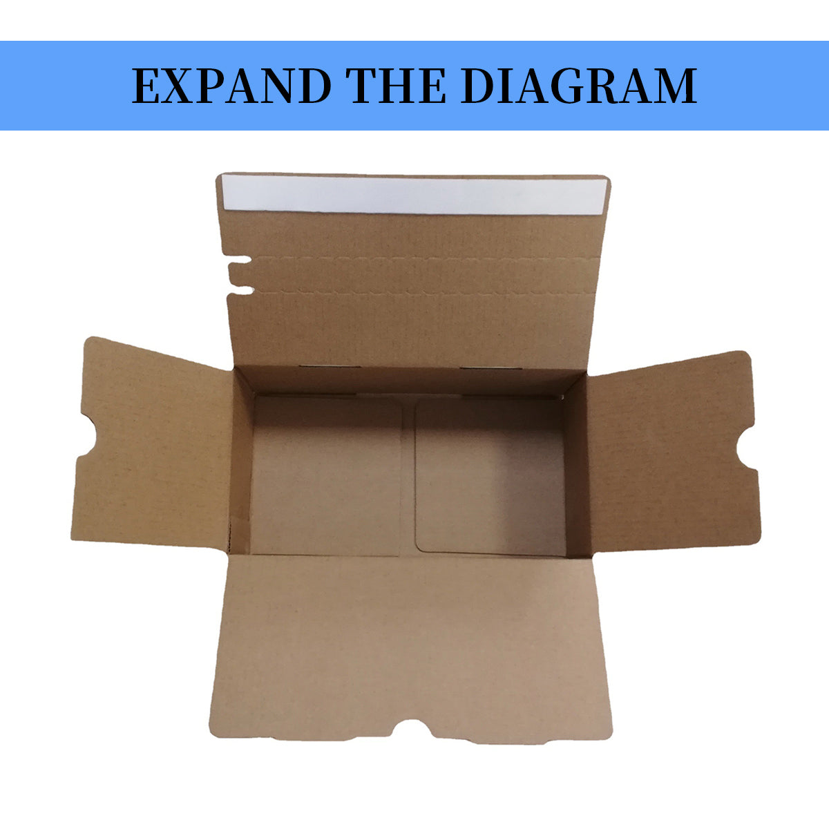 20 PCS Zipper Carton Box Extra Hard Thickened Quick Packaging Durable Sturdy