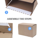 20 PCS Zipper Carton Box Extra Hard Thickened Quick Packaging Durable Sturdy