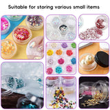 50PCS Clear Cosmetic Cream Jars 5g 10g 20g Refillable Containers