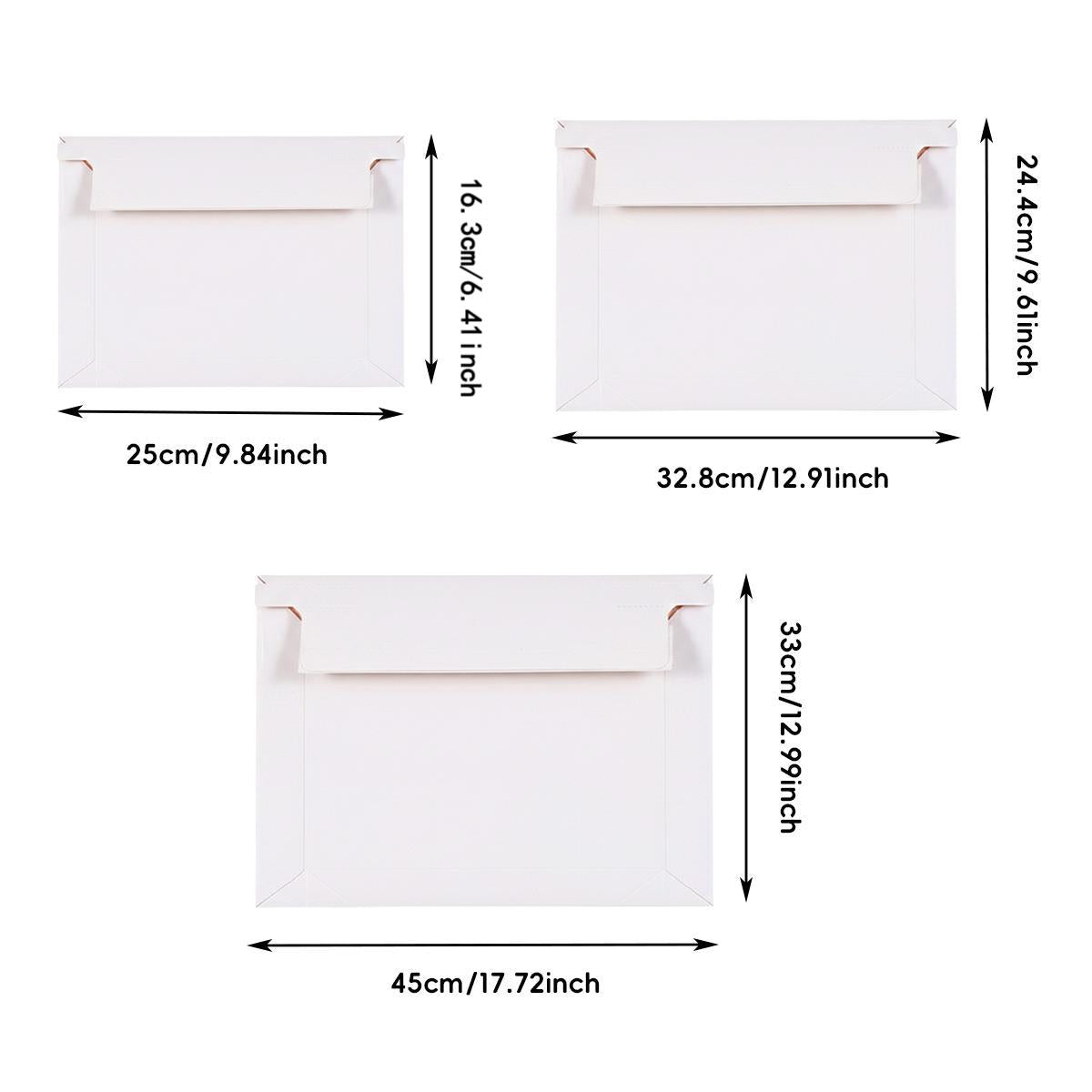 Self-Seal Mailing Envelopes 250g Thickened Cardstock Durable Document Bags