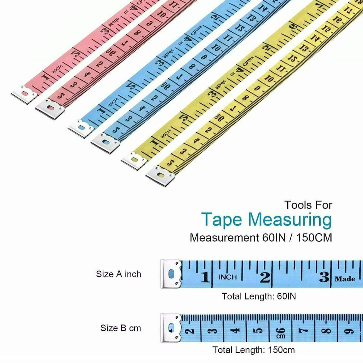 Accurate and flexible soft tape measure for tailoring and crafts