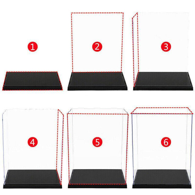 Durable and elegant acrylic display case for showcasing collections