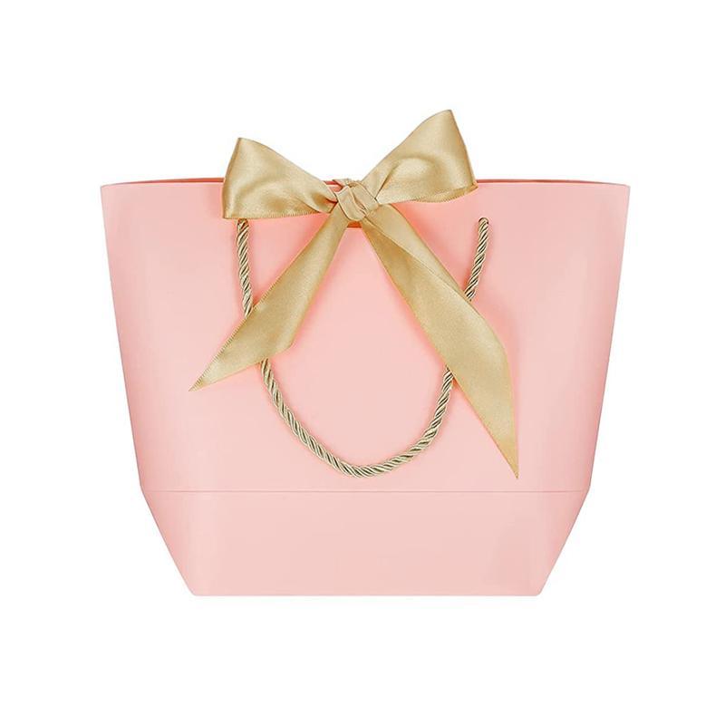 Stylish paper present bags for elegant gift-giving