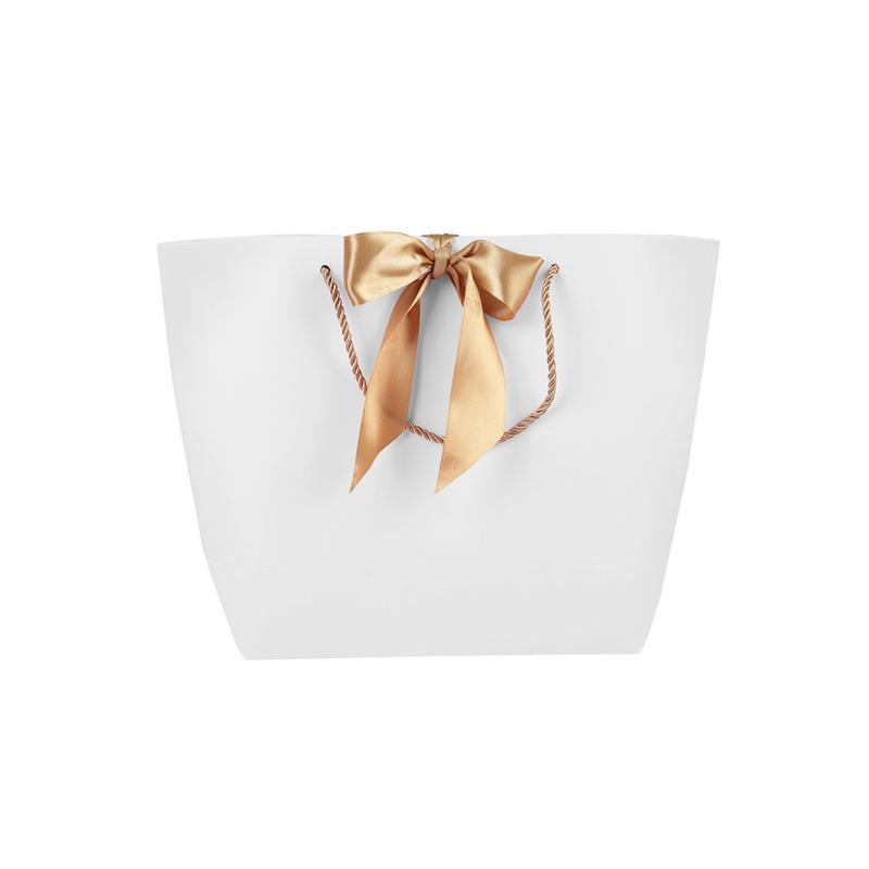 Stylish paper present bags for elegant gift-giving