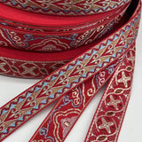 Elegant embroidery ribbon with intricate designs