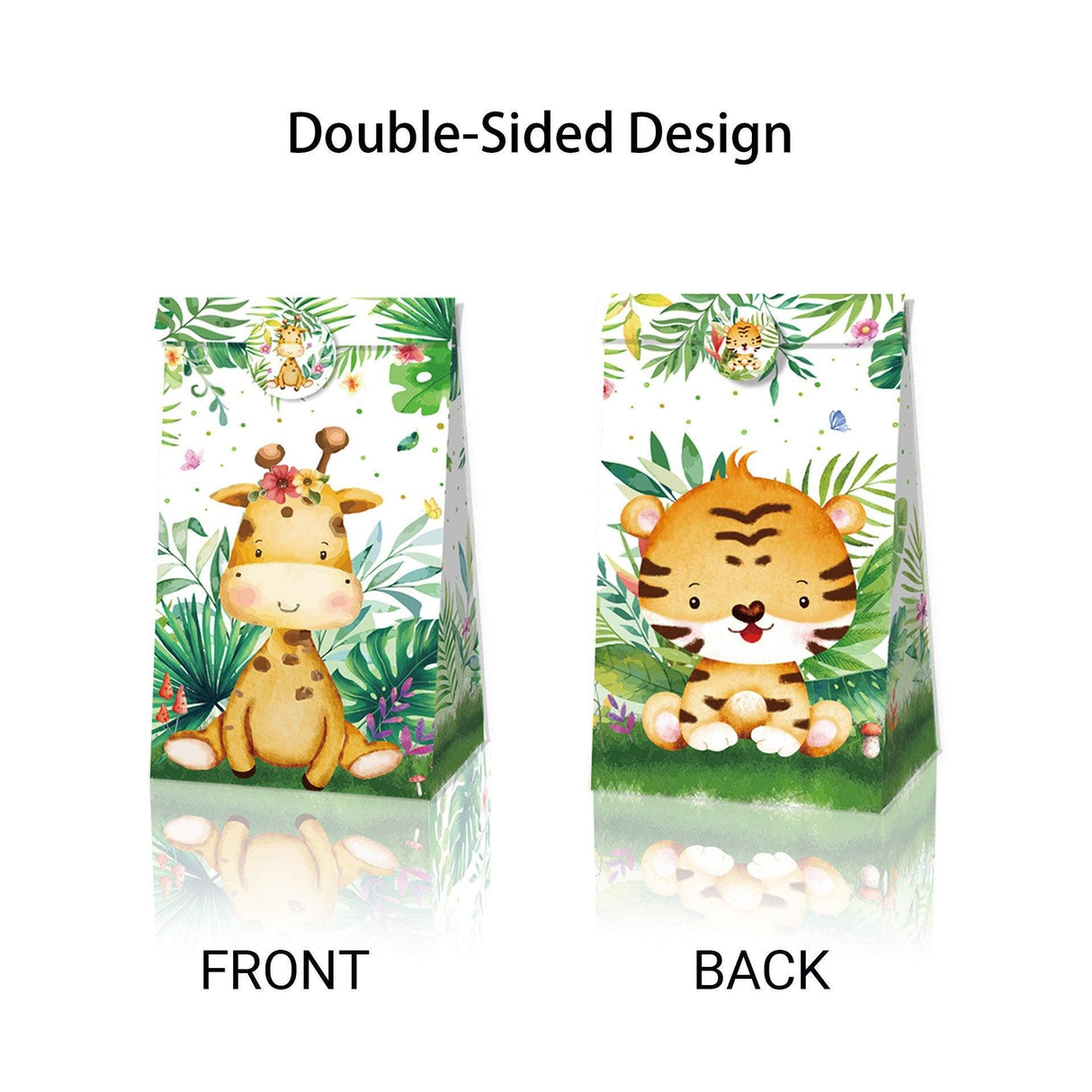 Add Fun to Your Party with Jungle Animal Kraft Paper Bags