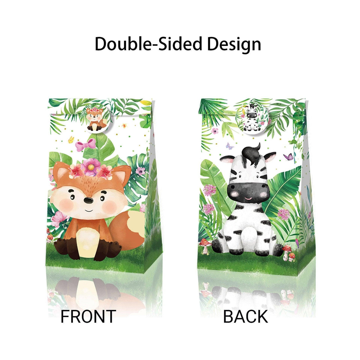 Add Fun to Your Party with Jungle Animal Kraft Paper Bags