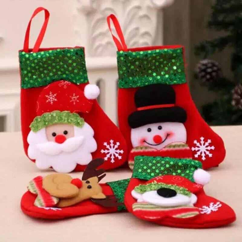 Charming small Christmas stockings for festive decor