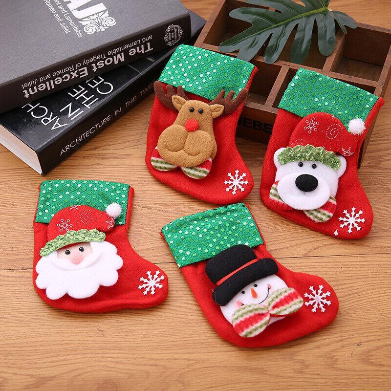 Charming small Christmas stockings for festive decor