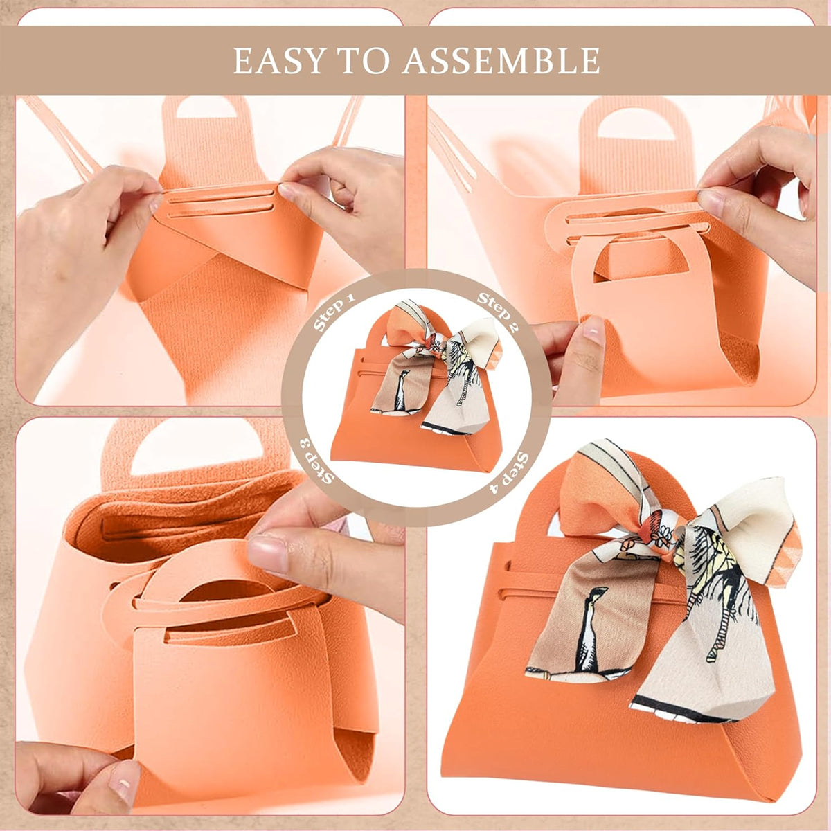 20PCS Handheld Wedding Candy Bags Elegant Party Favor Packaging