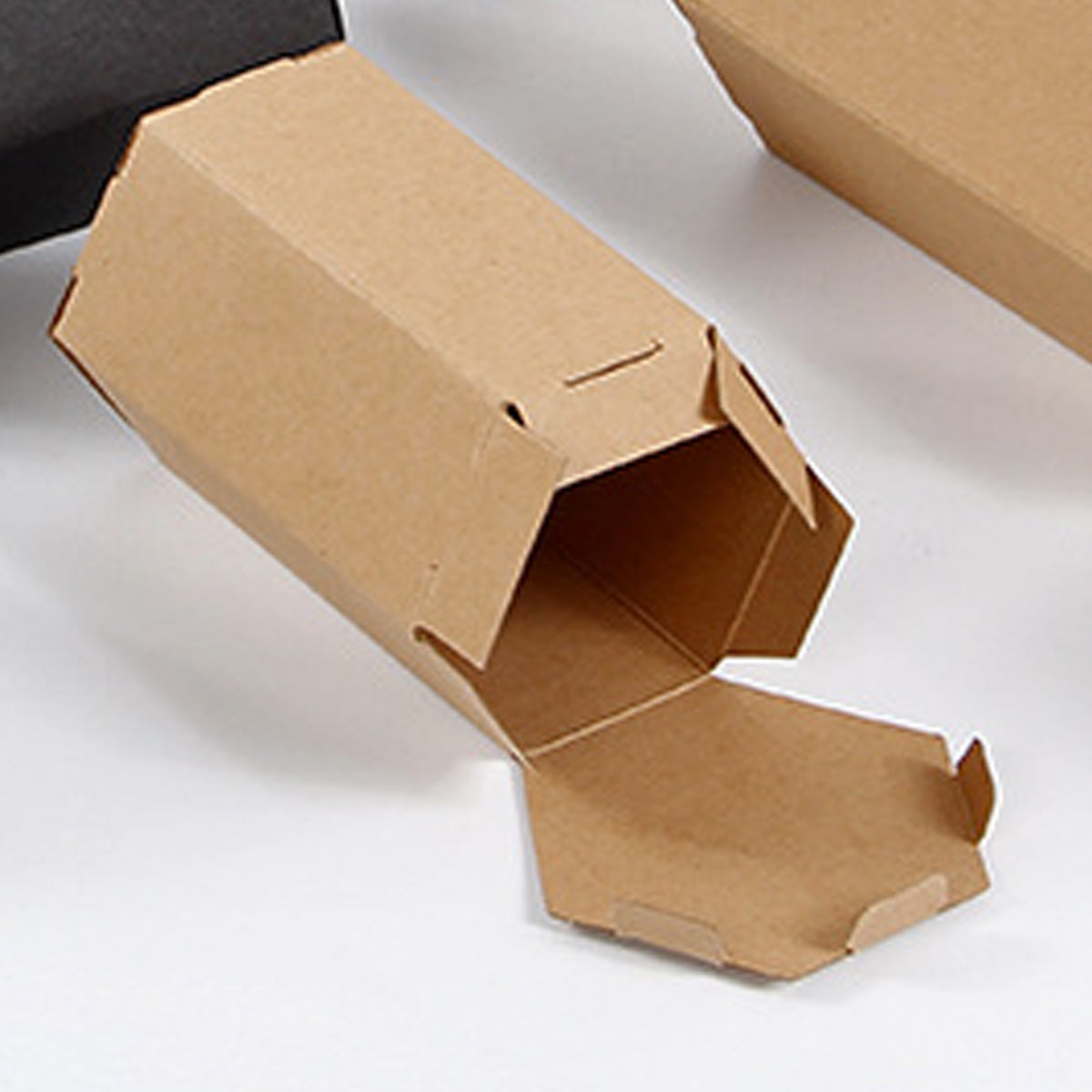 20PCS Hexagonal Kraft Paper Gift Boxes for Party Wedding Candy Craft