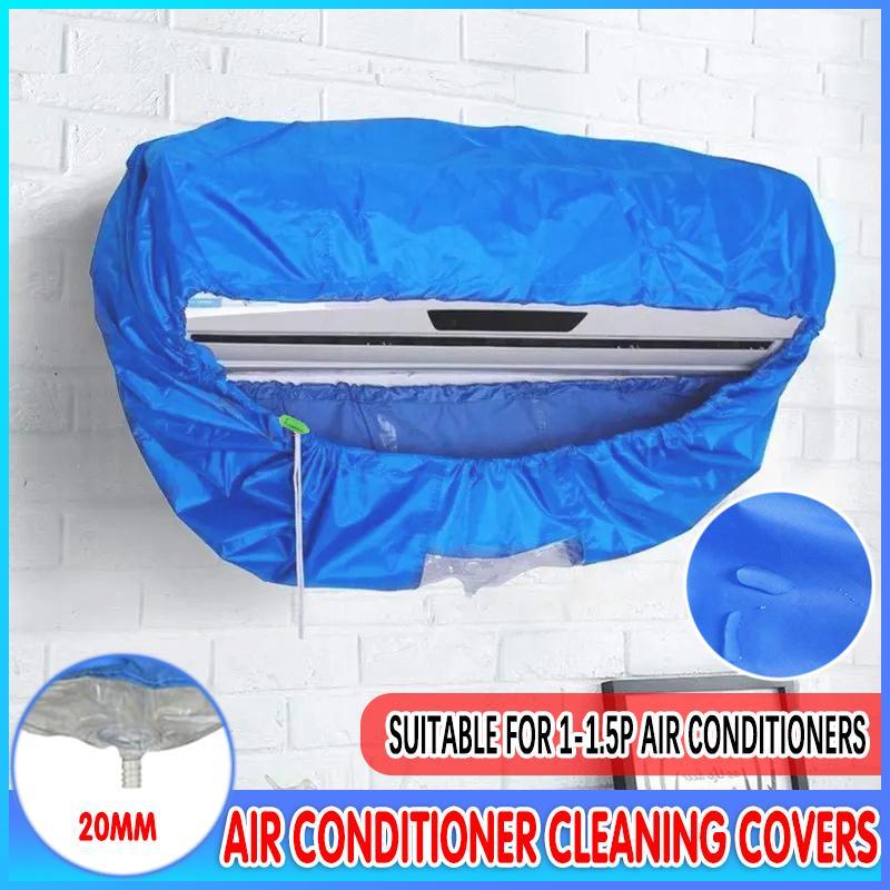 Air Conditioner Cleaning Cover 1PC Bule Dust Washing Cleaning Bag - Discount Packaging Warehouse