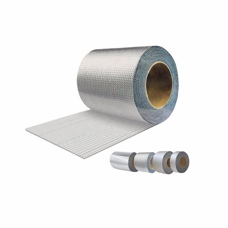 Aluminum Butyl Foil Tape 1-2rolls 4Sizes Waterproof Repair Adhesive Tapes - Discount Packaging Warehouse