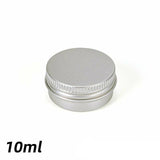 Aluminum Cosmetic Jar 50-200PCS 3Sizes Silver Empty Containers - Discount Packaging Warehouse