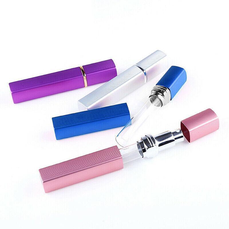 Aluminum Perfume Atomizer 1PC 12ml 5Colours Mini Refillable Travel Scent Pump Spray Bottle - Discount Packaging Warehouse