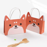 Animal Shaped Gift Bags 20PCS Kraft Paper Cute Designs