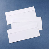 50PCS White Business Envelopes Peel and Seal Mailing 3 Sizes